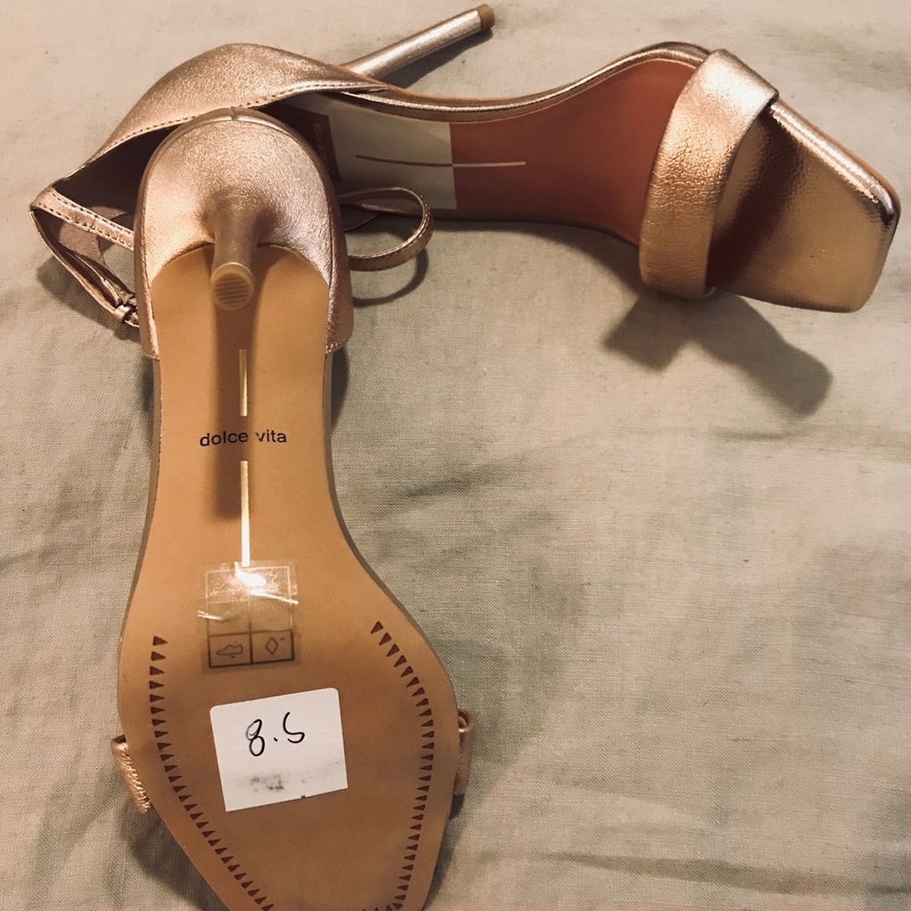 Rose gold heels